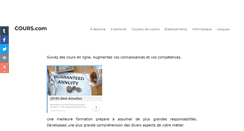 Desktop Screenshot of cours.com